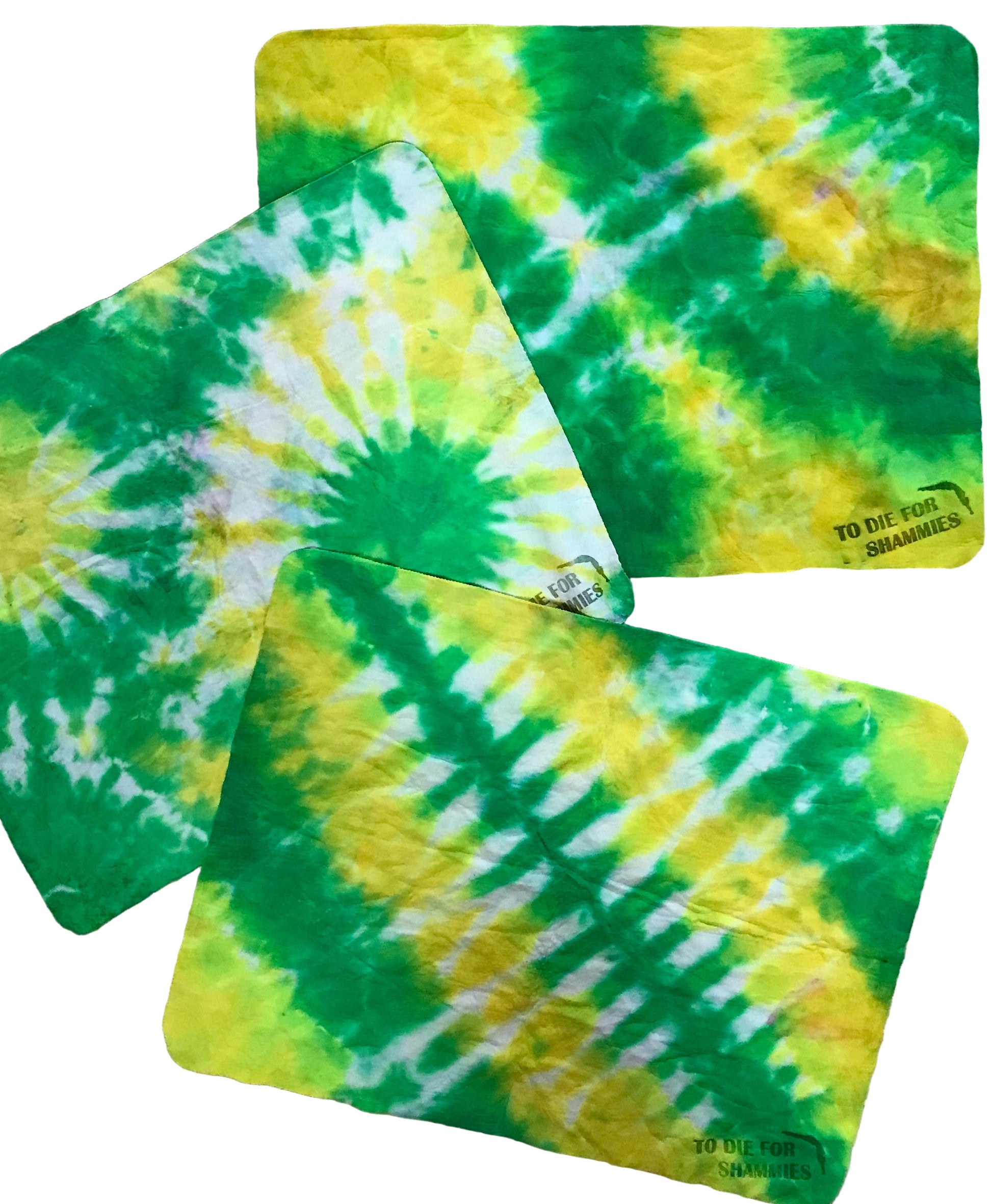 Green/ Yellow Shammies image 1