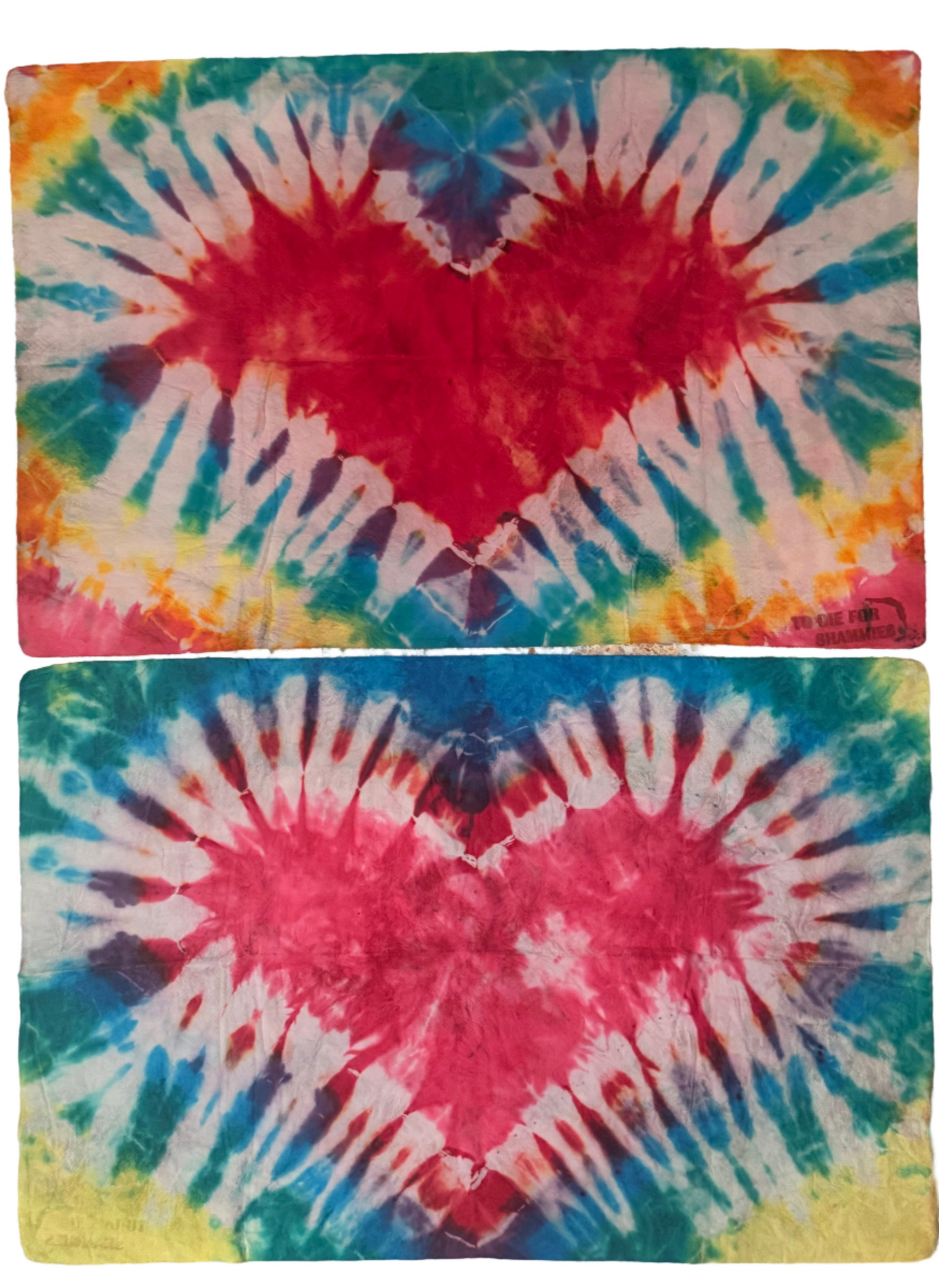 HEART TIE DYE SHAMMIES