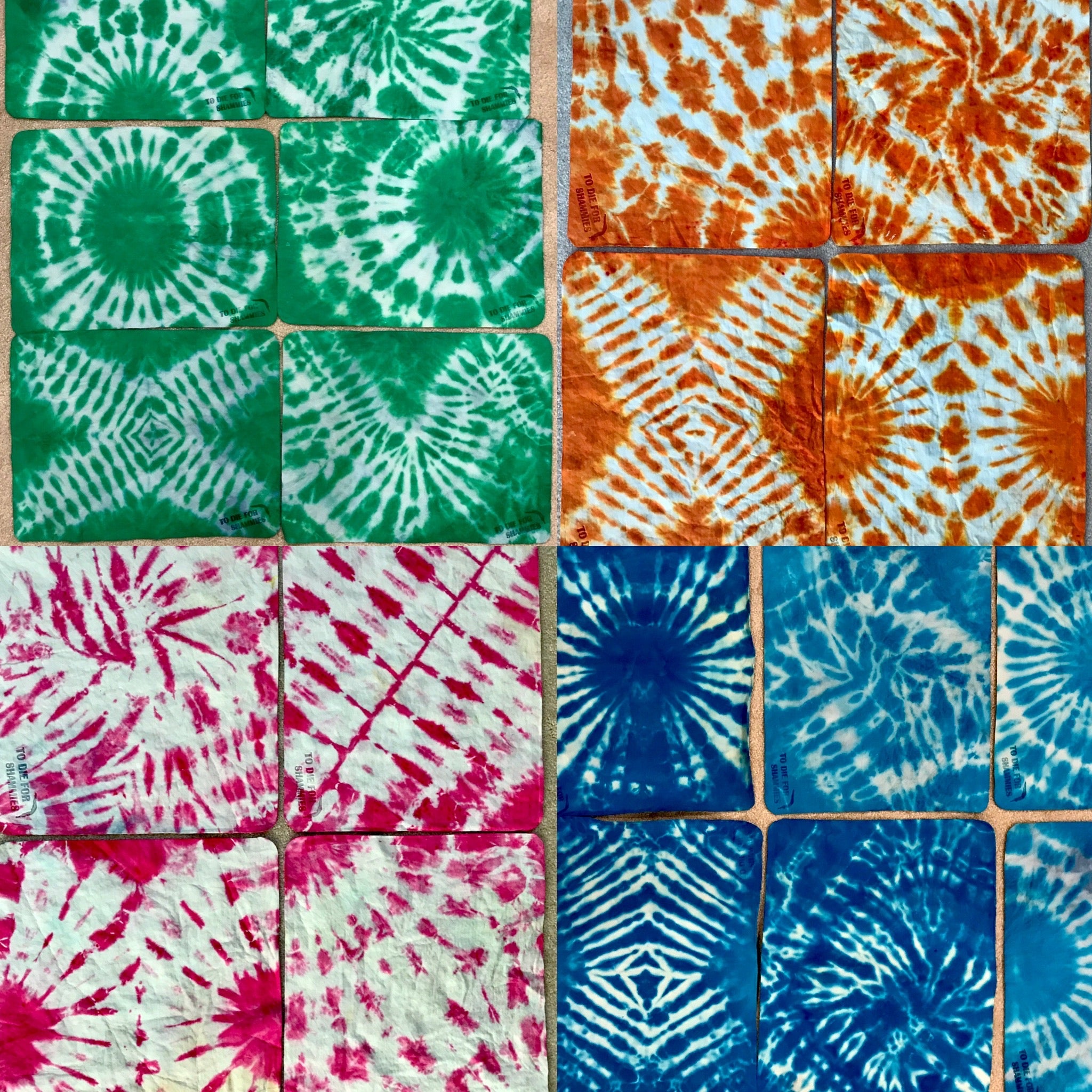 Single Colored Tie Dye – To Die For Shammies