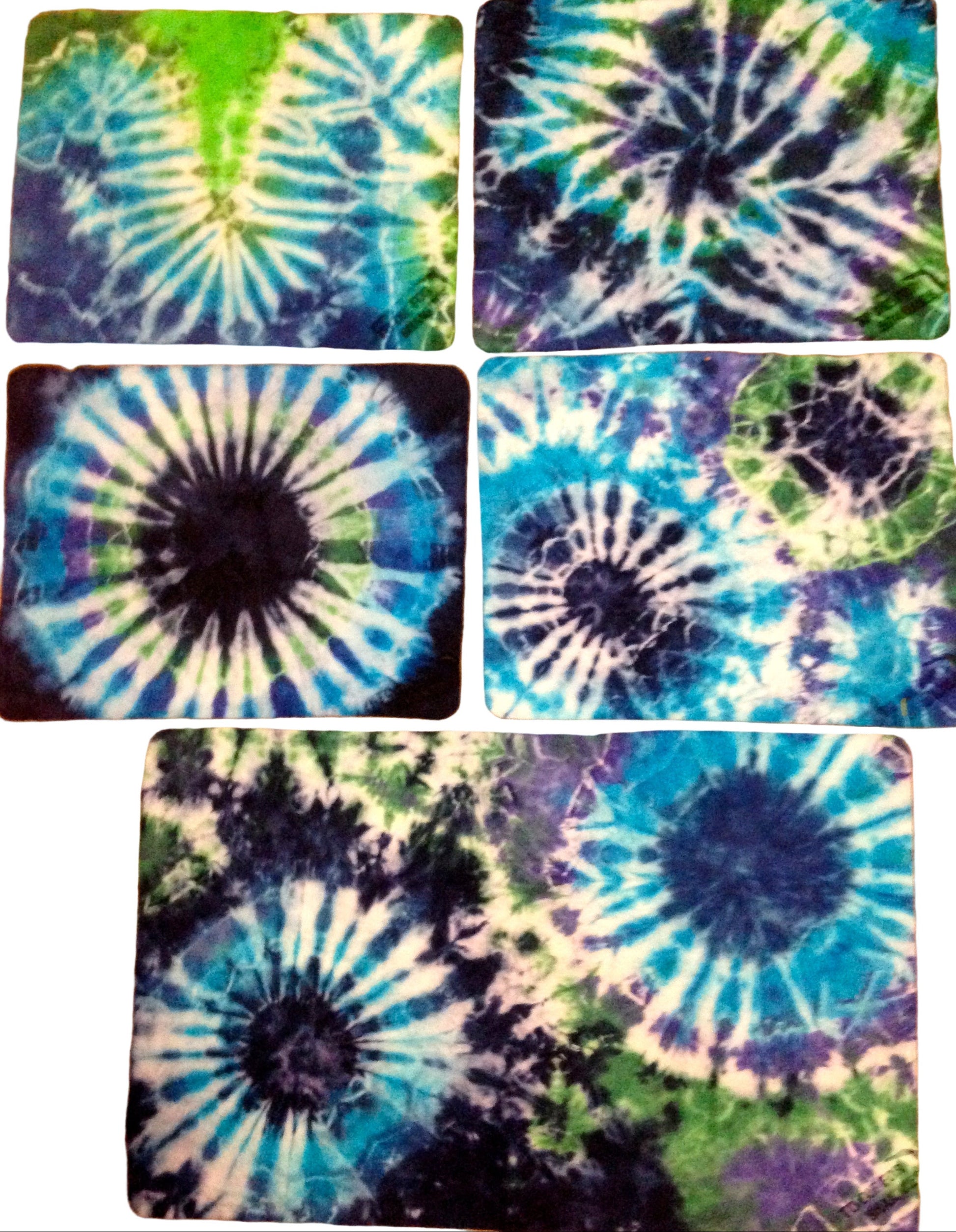 Blue/ Navy/ Green/ Turqouise Shammies image 0